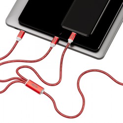 Red charging cable