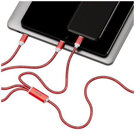 Red charging cable