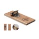 Wall mounted bottle opener